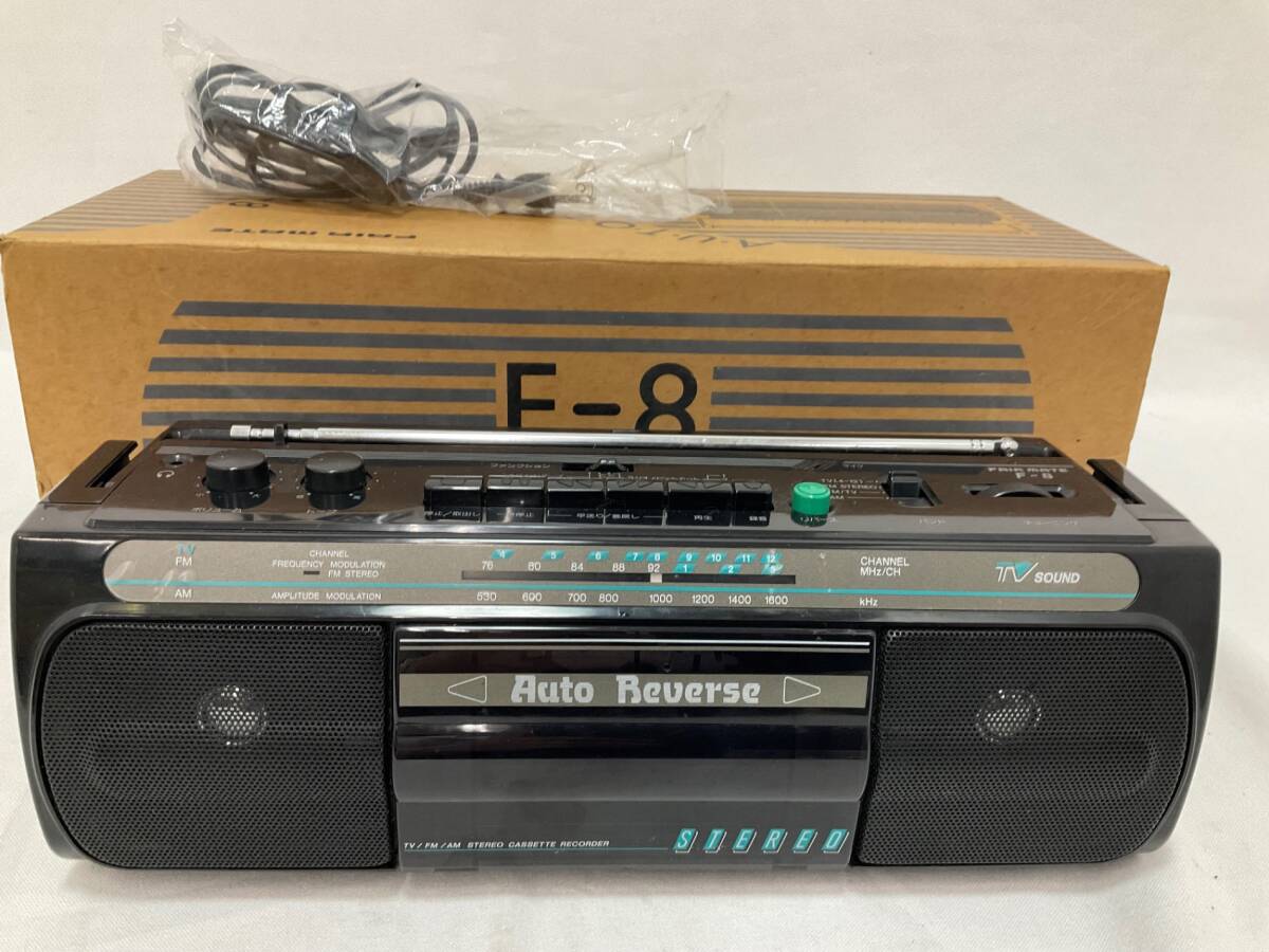 中古】昭和レトロ FAIR MATE フェアメイト RD-W99 ダブルカセット