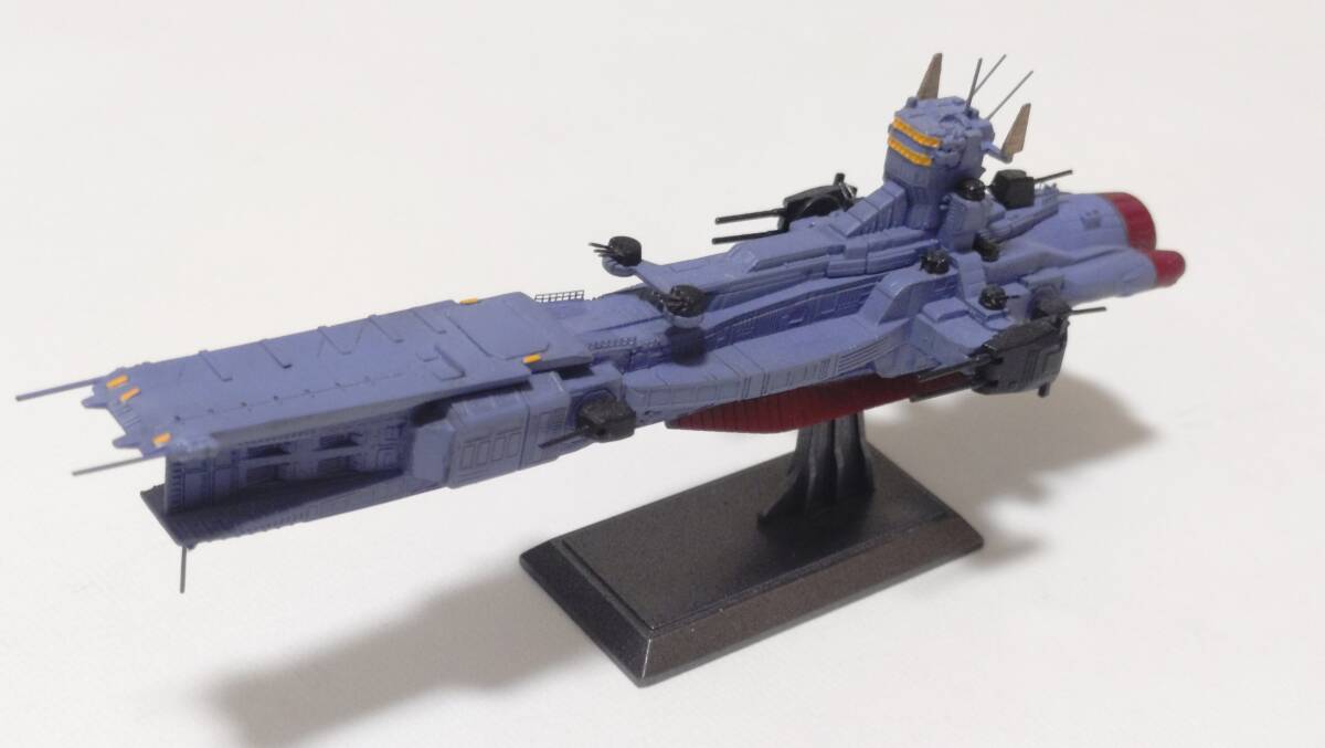 完成品 1/1200 地球連邦軍 巡洋艦 サラミス (ジム、ボール各3体付き