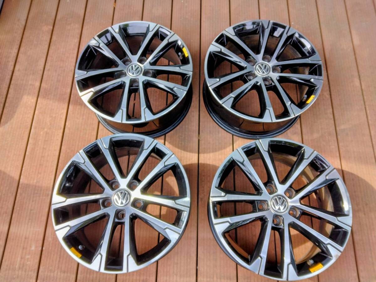 中古】VW純正BBSホイール17インチ4本 ポロ6R GTI フォルクスワーゲン