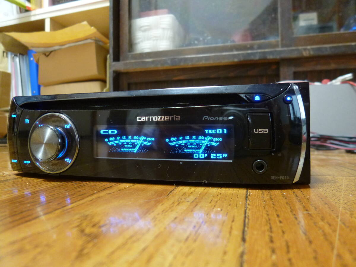 中古】カロッツェリア MEH-P9900 CDS-P5000 スペアナ CD MD 完動品の