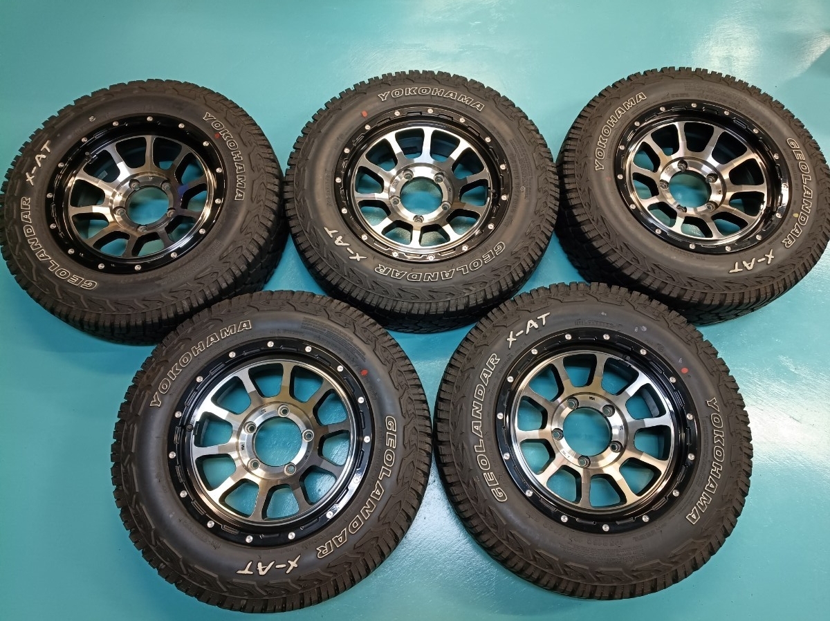 ジムニーシエラ JB74 純正 アルミ 4本 新車外し 195/80R15 2019年 