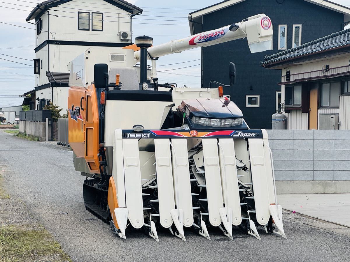 イセキ　2条刈　コンバイン　グレンタンク 大決算セール】 新潟 イセキ 4条刈 コンバイン HFG435G ZVDW グレン