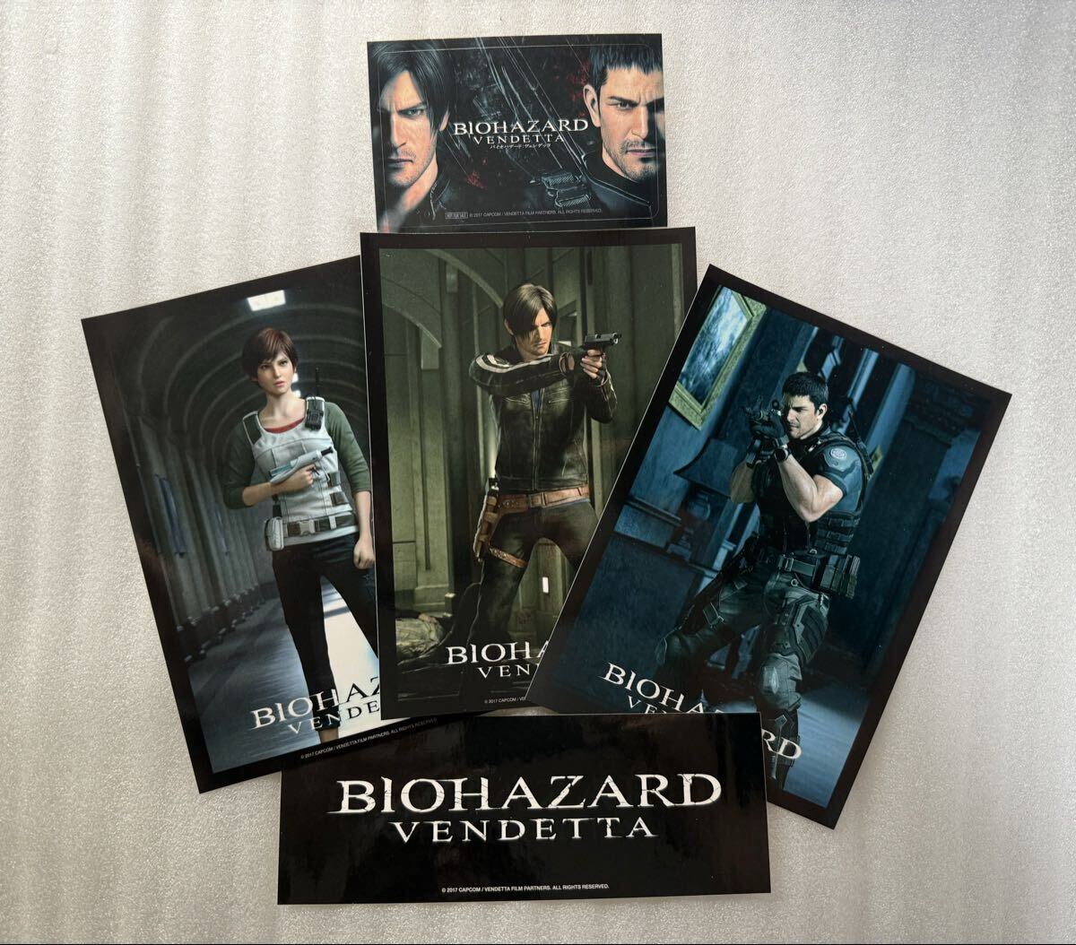 目立った傷や汚れなし】BIOHAZARD VENDETTA クリアファイル バイオ