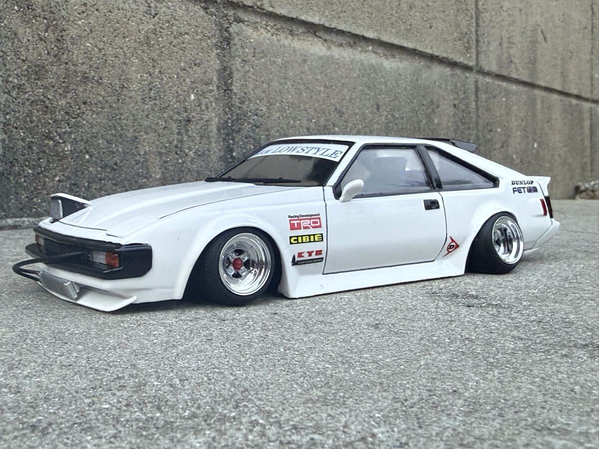 ジャンク扱い 1/24 GX61クレスタ改完成品 旧車 暴走族車 街道レーサー
