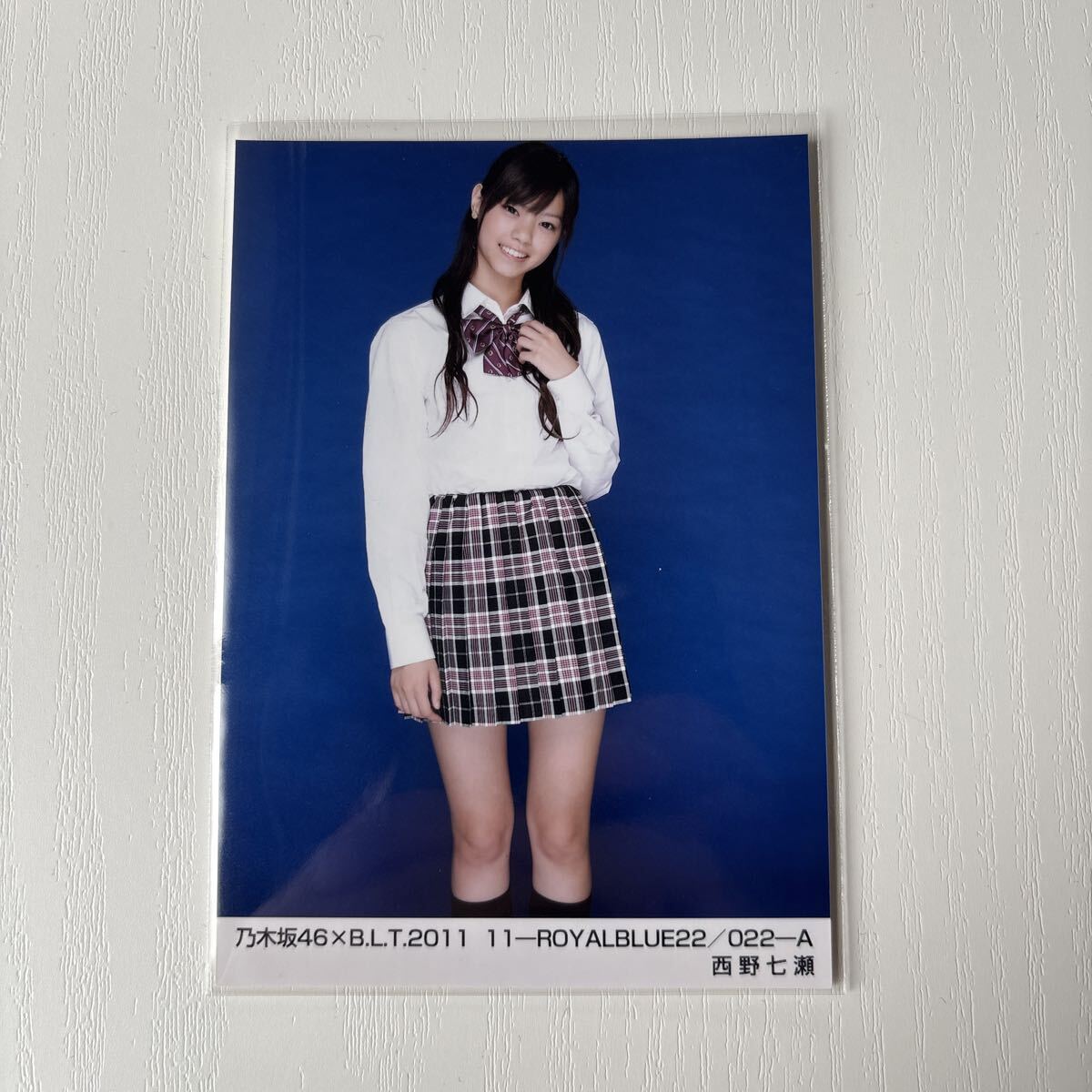 超貴重）最初期 元乃木坂46西野七瀬さん直筆サイン入り生写真 第一弾