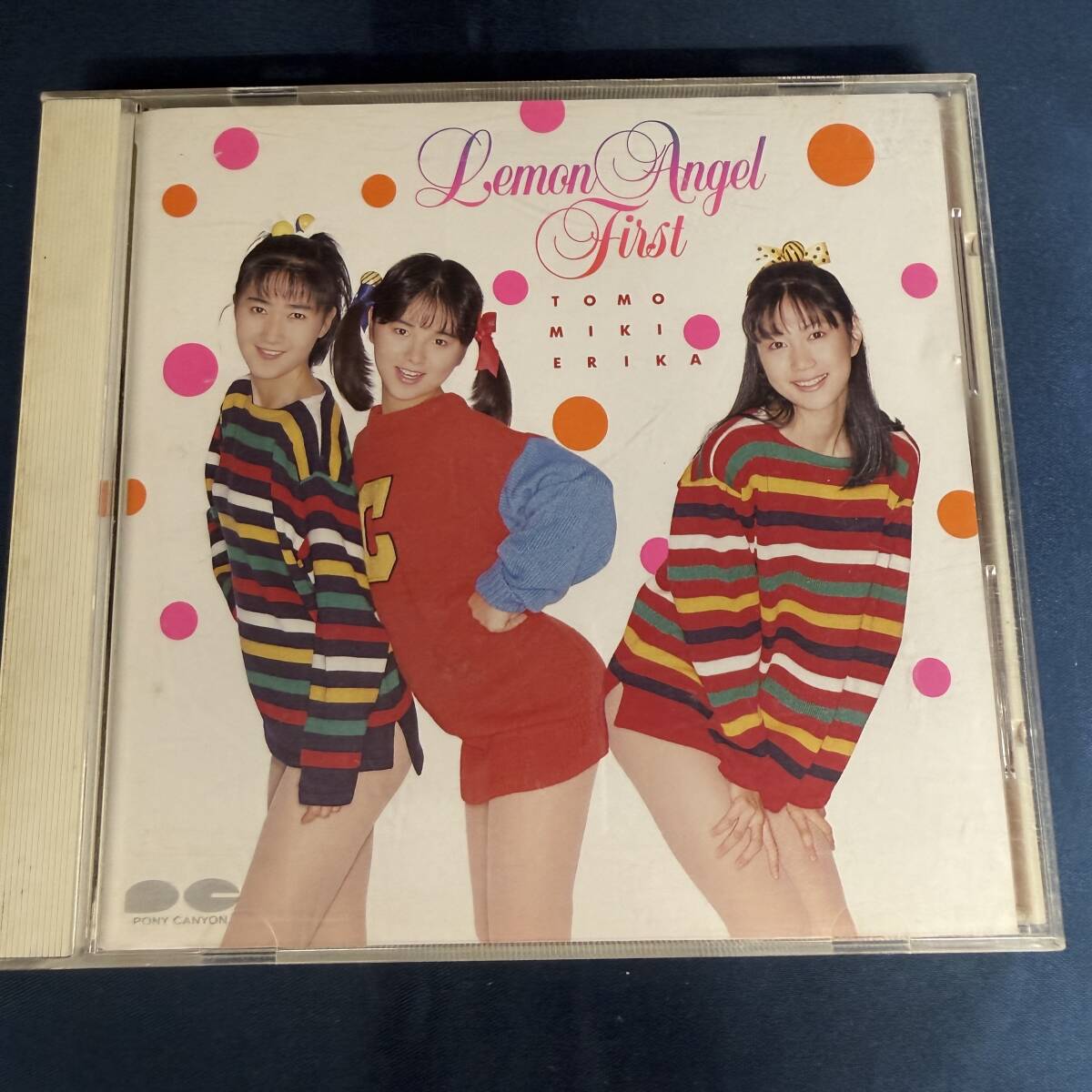 中古】レモンエンジェル帯付LP2枚(ファースト:付録付'87+セカンド:'88