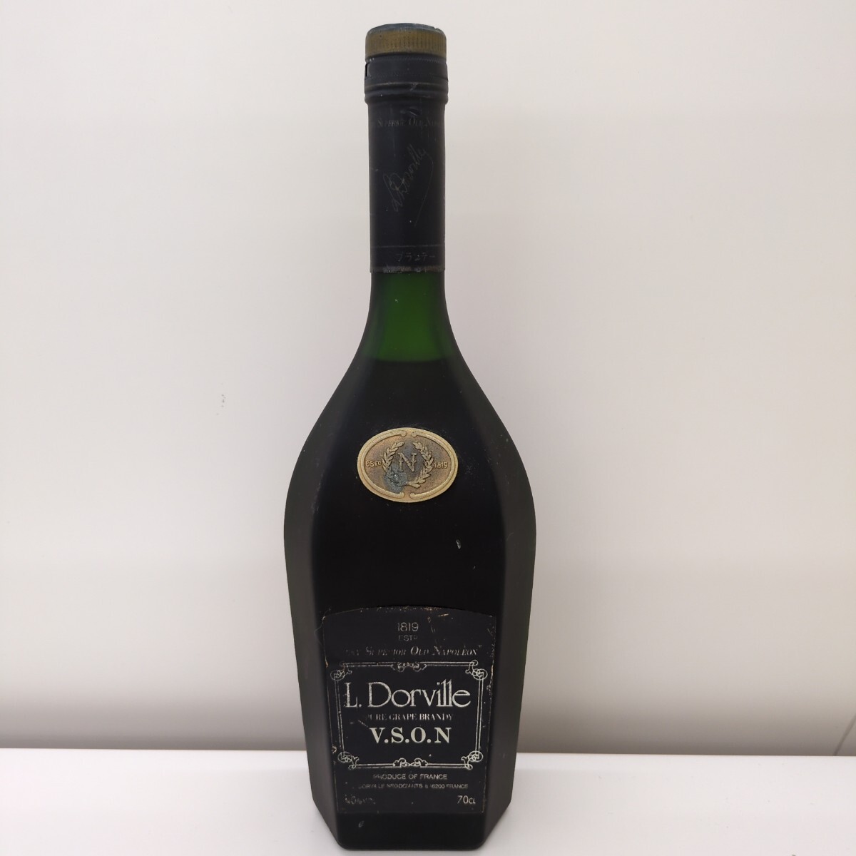 全体的に状態が悪い】ナポレオン ブランデー 陶器 Dorville 古酒