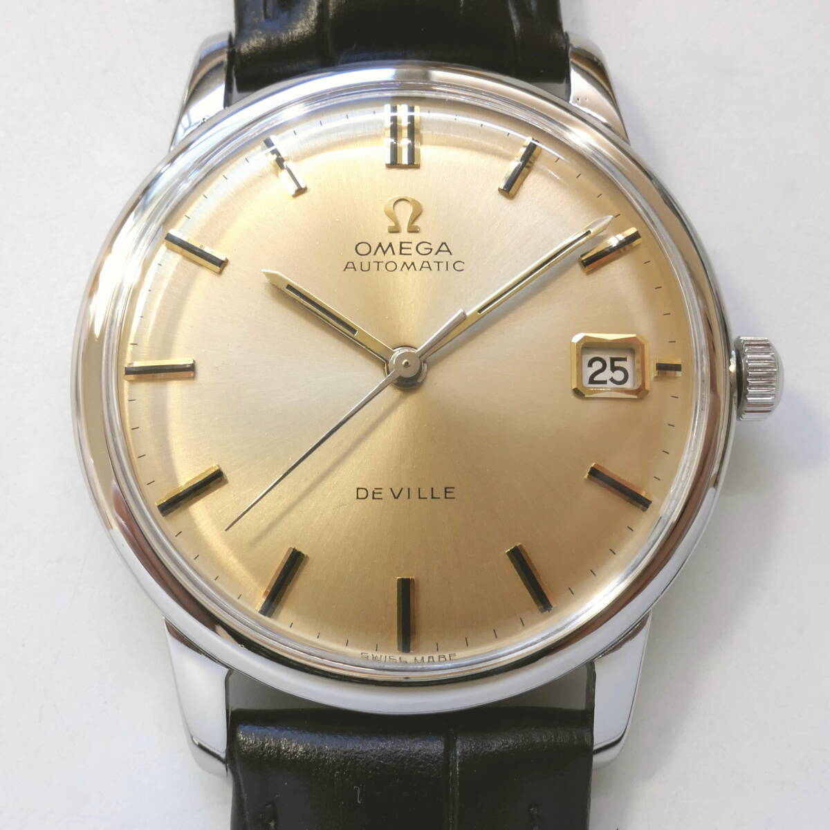 ジャンク OMEGA オメガ デビル DeVille 自動巻 4831.40.31 メンズ