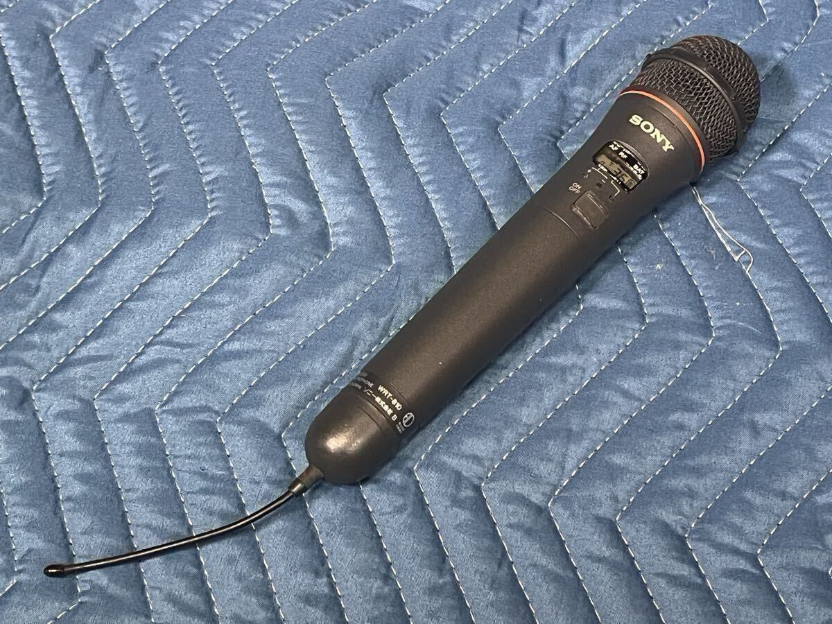 希少・動作品】SONY WRT-867 UHFシンセサイザーワイヤレスマイクロホン