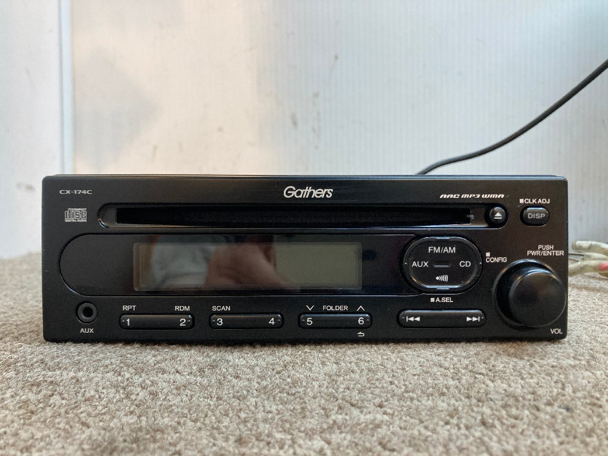 ◇ホンダ Gathers WX-474M CD/MDデッキ ケンウッド製◇080903Kの落札
