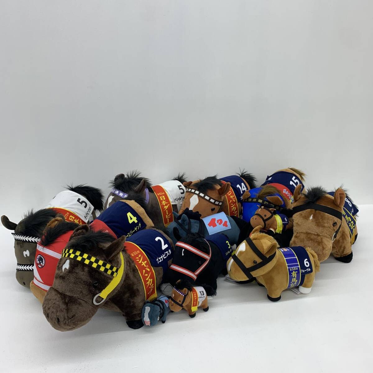 未使用】競馬 ピンバッジ まとめて JRA 60周年記念 メモリアルホース 