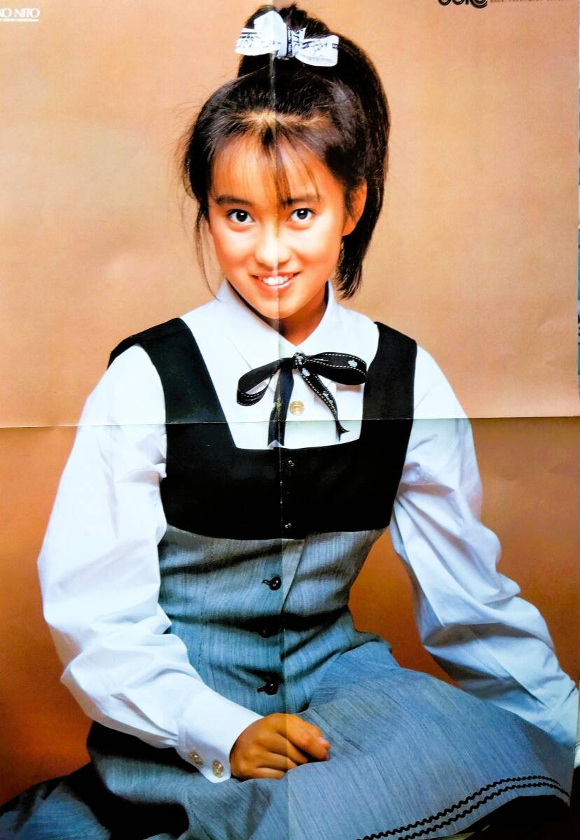 ☆後藤優子☆「あみだくじ」油絵 目立った傷や汚れなし】仁藤優子写真集「あした逢える」ポスターつきの