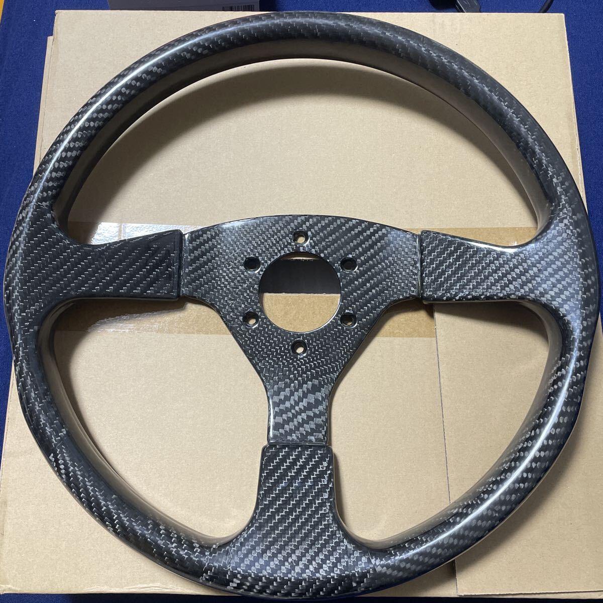 新品】【国産】綾織ドライカーボン ステアリングスイッチプレート 
