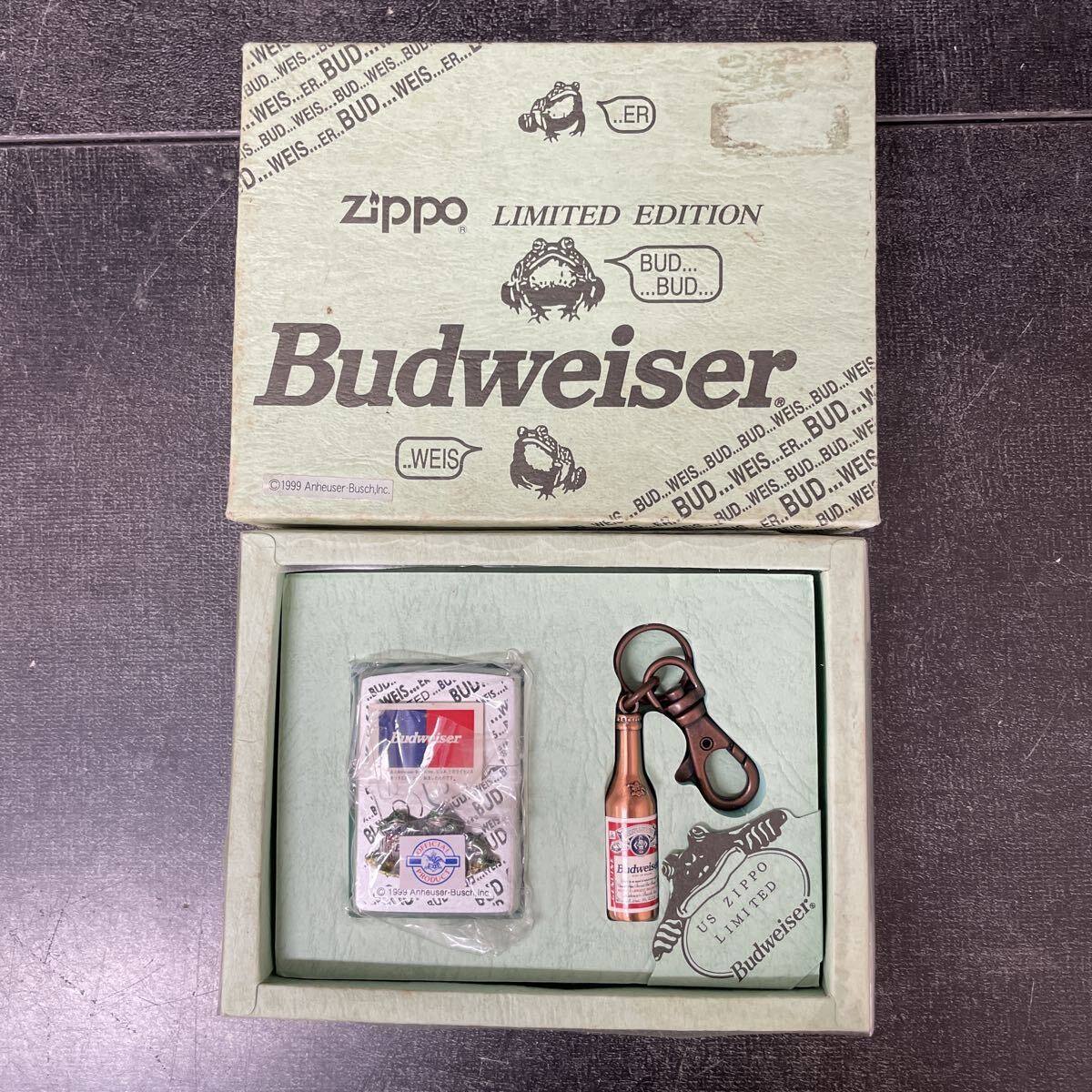 新品】未使用 美品 Budweiser バドワイザー ヴィンテージ 缶 ライター