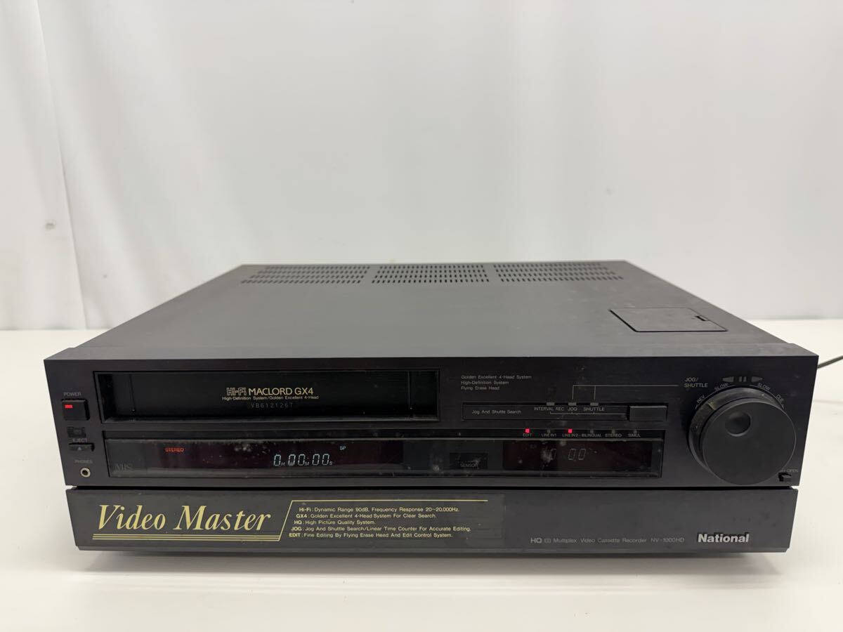 中古】□昭和レトロ□ナショナル National VHS ビデオデッキ NV-850HD