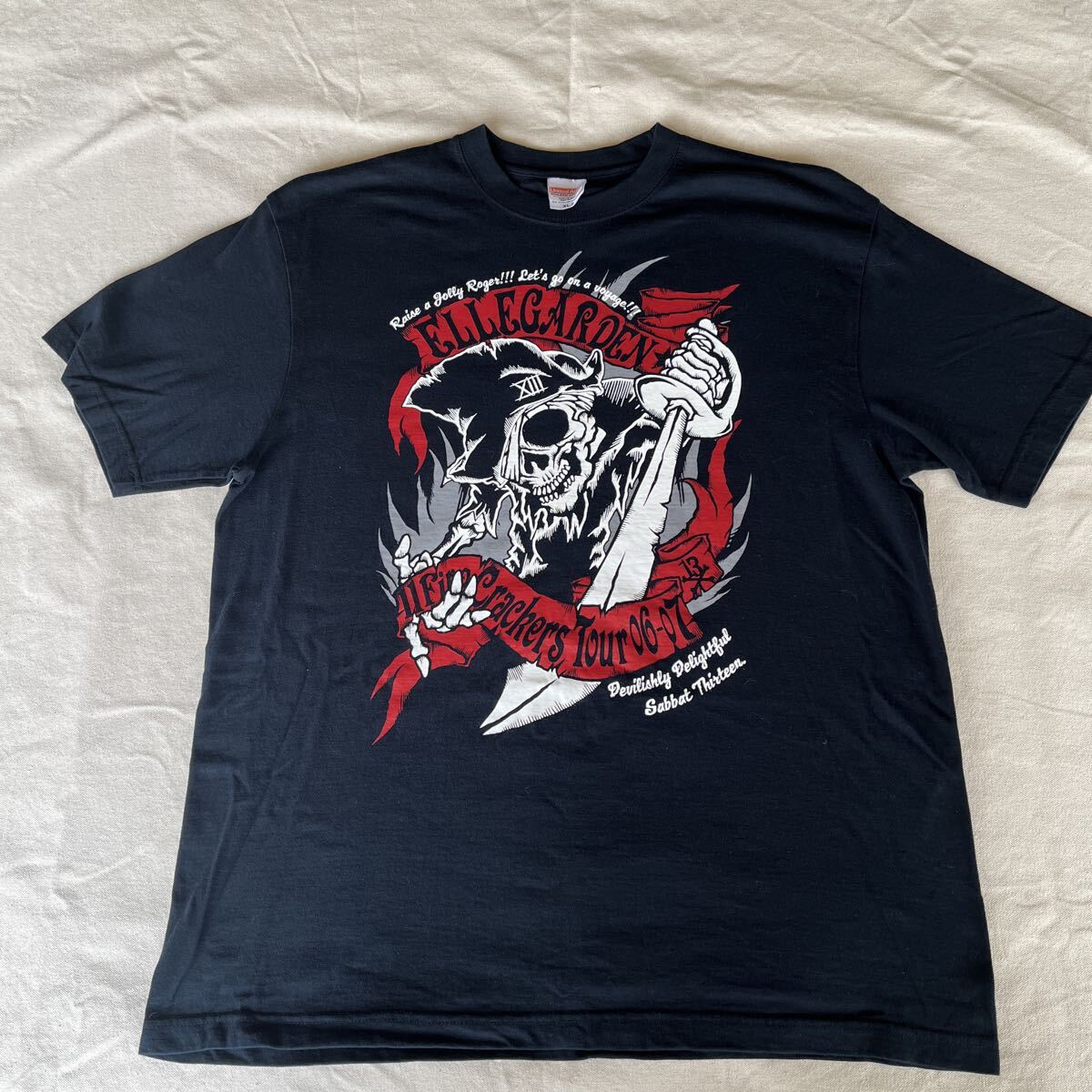 目立った傷や汚れなし】ELLEGARDEN エルレガーデン/ワニTシャツM/黒