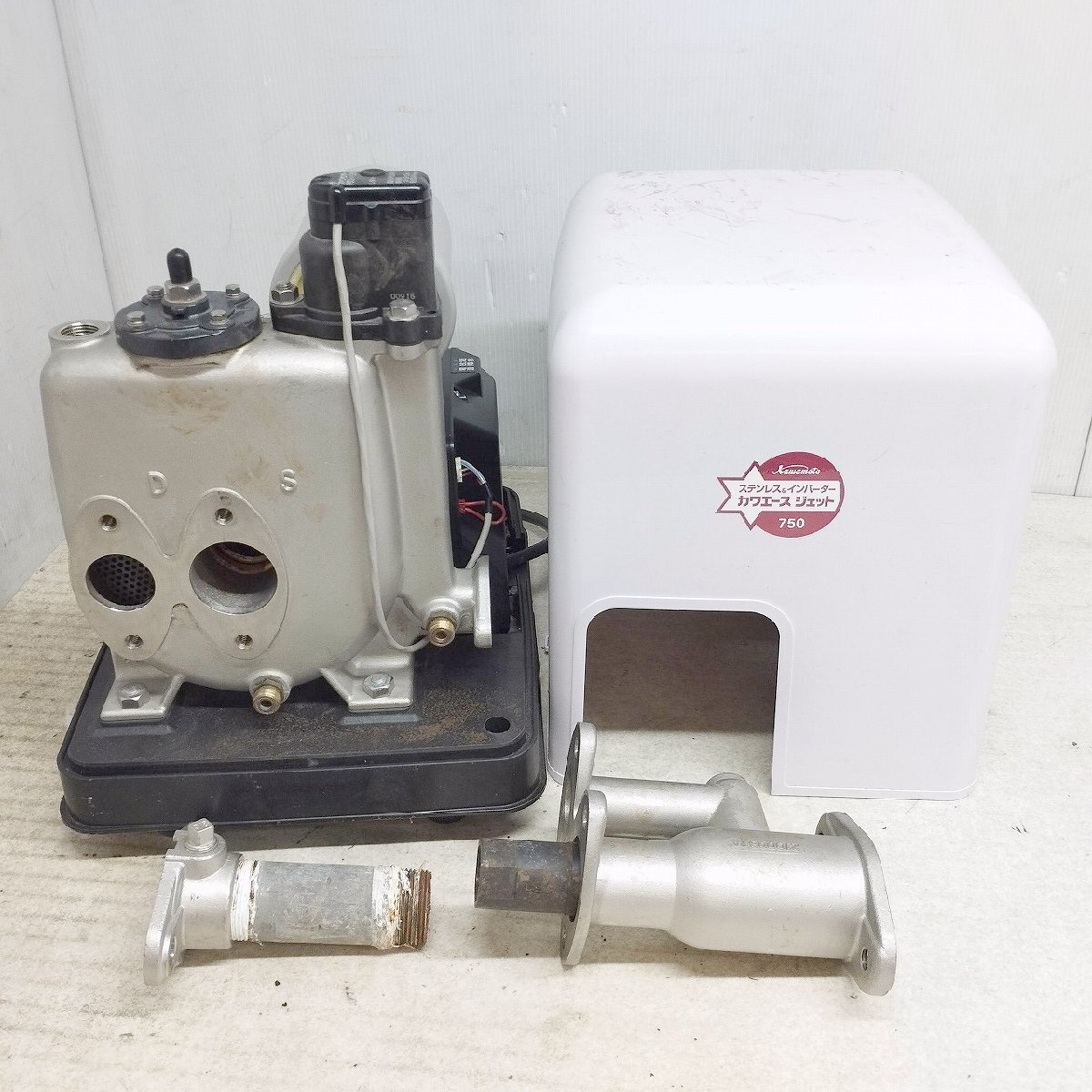 現状!! 川本製作所 ポンパーKFE KFE40P1.5 3相200V ポンプの落札情報 