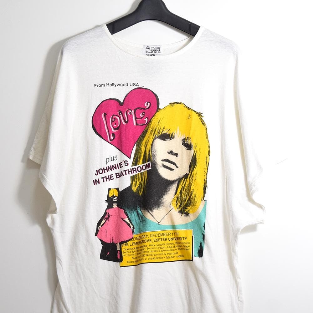 美品 キムタク着 ヒステリックグラマー コートニーラブ Tシャツ M