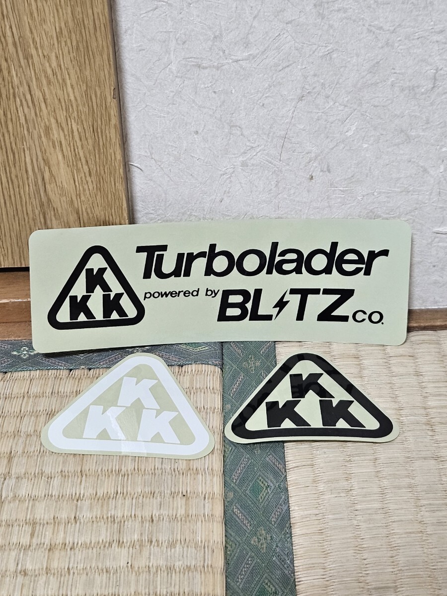 希少当時物】古いブリッツBLITZステッカーデカール抜き文字ブラックの 