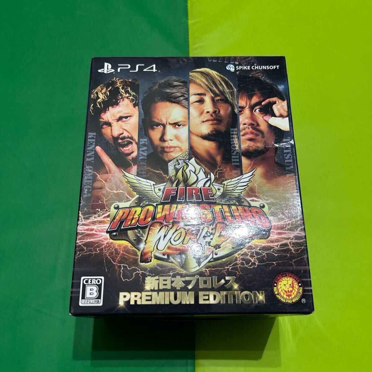中古】美品 PS4 ファイヤープロレスリング ワールド 新日本プロレス
