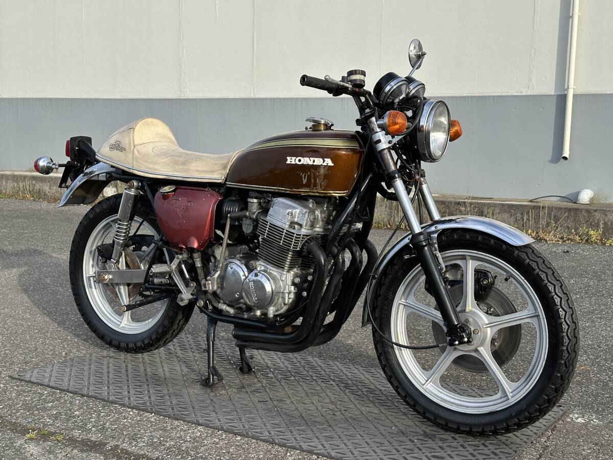 エンジンガード 社外 CB350F CB350FOUR 当時物 CB400F にも ドリーム 