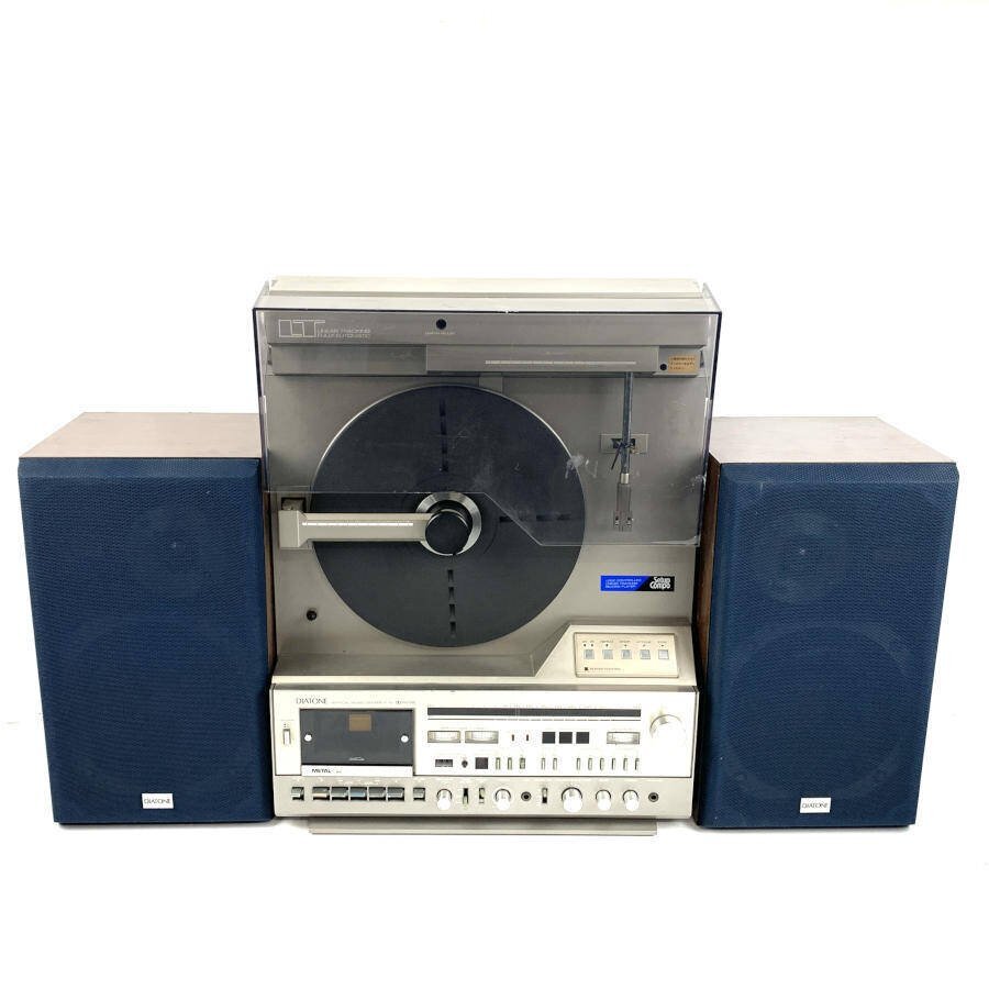 ジャンク品】TRIO/ラジオ/レコードプレーヤー/ST-3100/スピーカー
