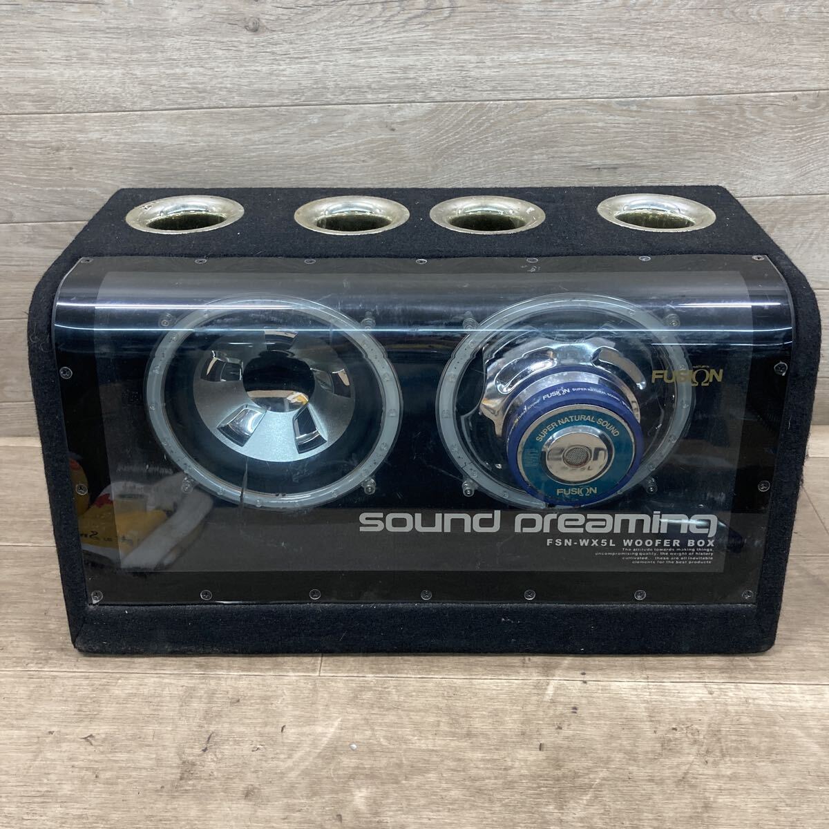 新品】開封済み未使用 FUSION ウーファーボックス FSN-WZ12の落札情報