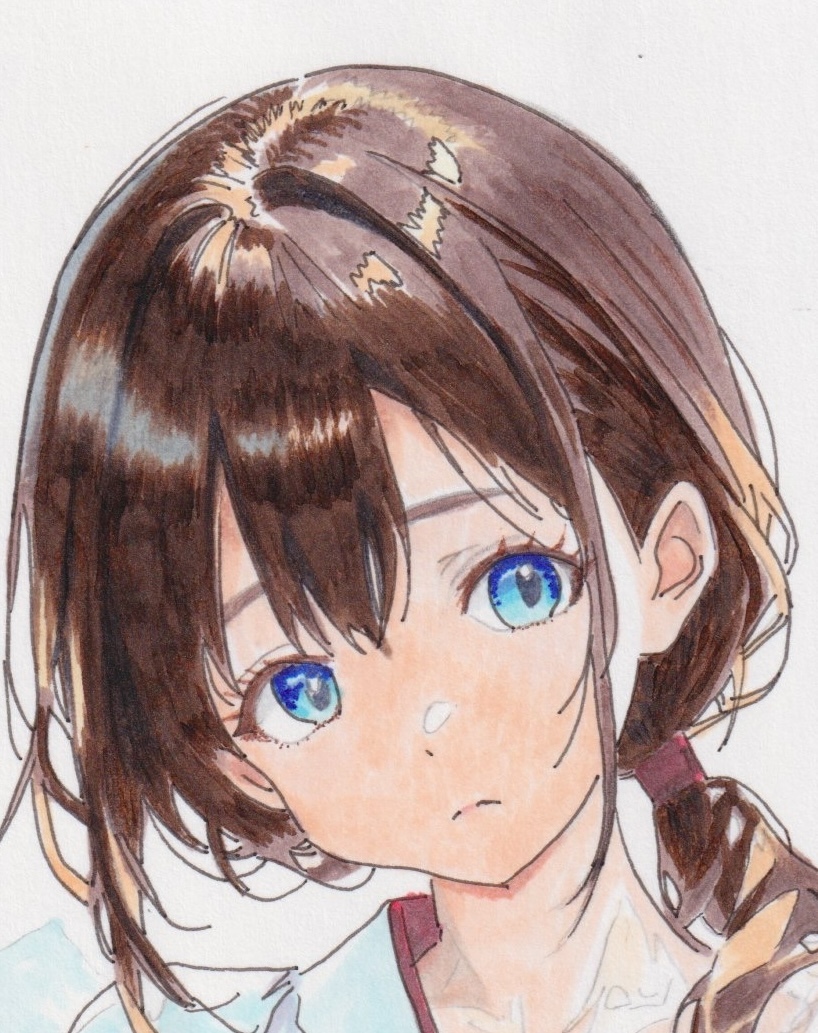 新品】手描きイラスト オリジナル B5 ジャージ ブルマ 女の子 女子