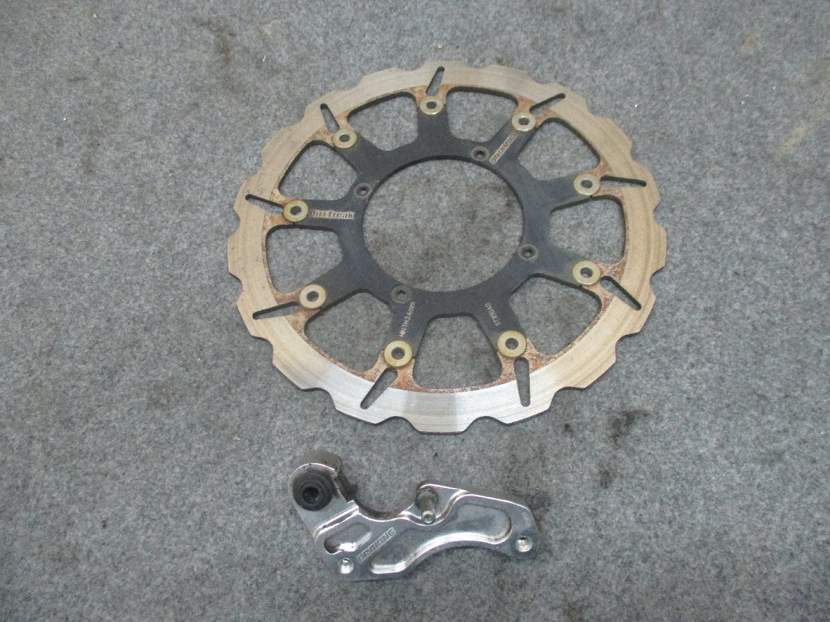 CRM、XR BRAKING フロントディスクローター 320㎜ サポート付 XR250 BRAKING ブレーキング ディスクローター 320mm CRM XR400の落札