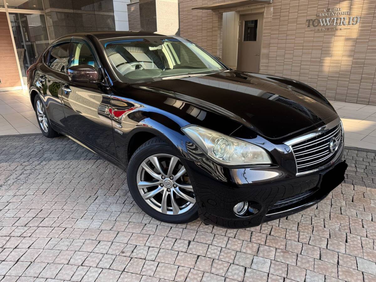 中古】日産 Y51 フーガハイブリッド 純正ホイール クロームコート 