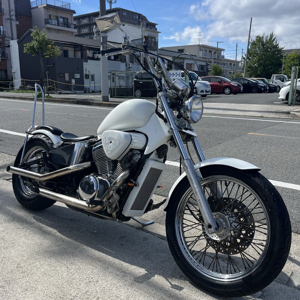 ボバーStyle SR400 カスタムペイント モダンクラシック マフラー改