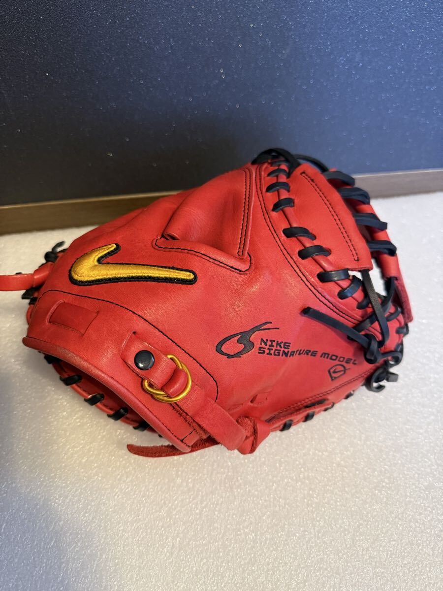 中古】【レア】NIKE ナイキ キャッチャーミット細川亨モデル【即戦力