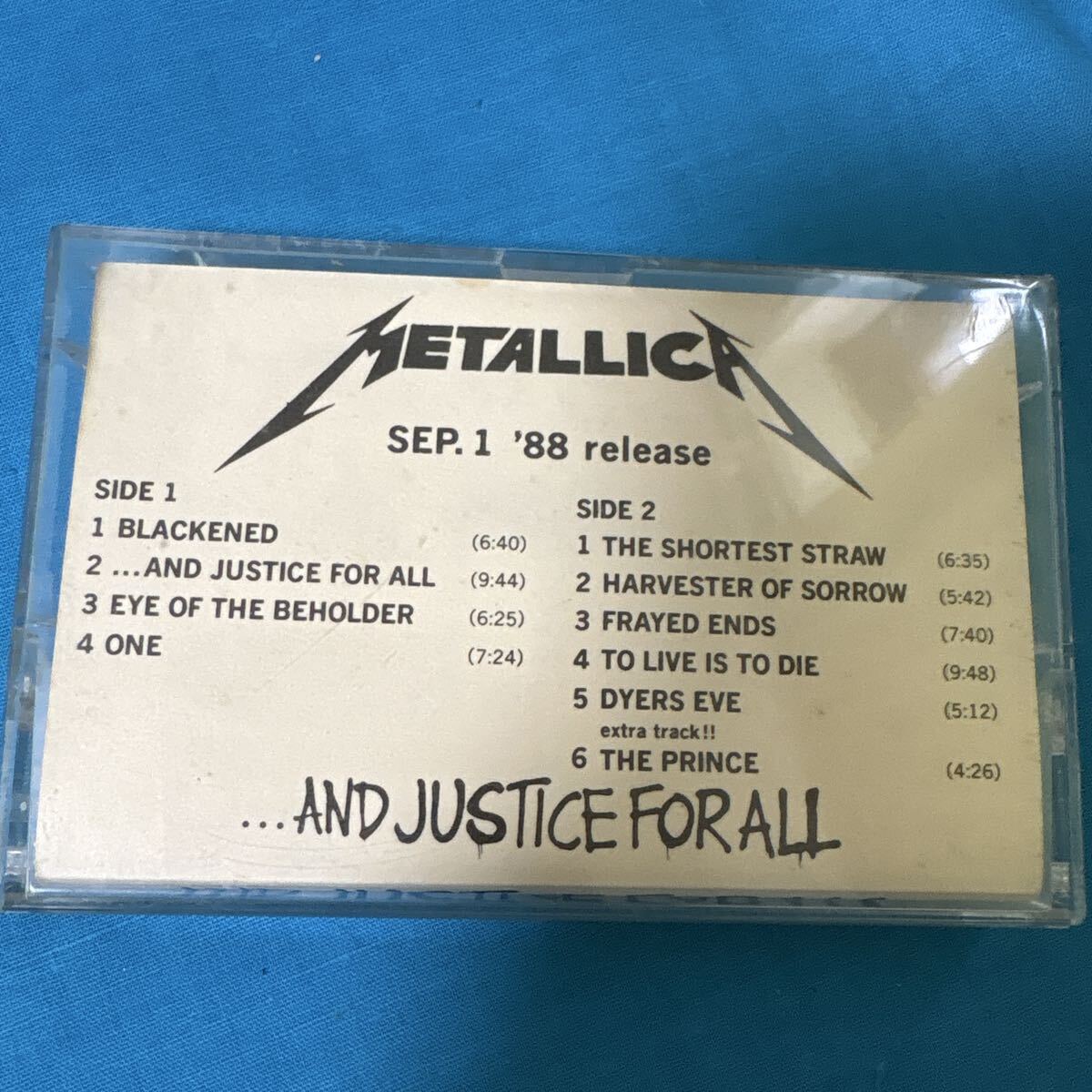 メタリ缶（Tシャツ欠品）「メタリカ／メタル・ジャスティス METALLICA