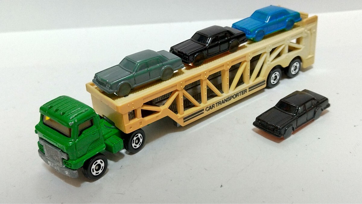 ロングトミカ 日本製 L 10 アメリカン ハシゴ消防車 緑 当時物 ロングトミカ L10 アメリカン ハシゴ消防車 トレーラータイプ