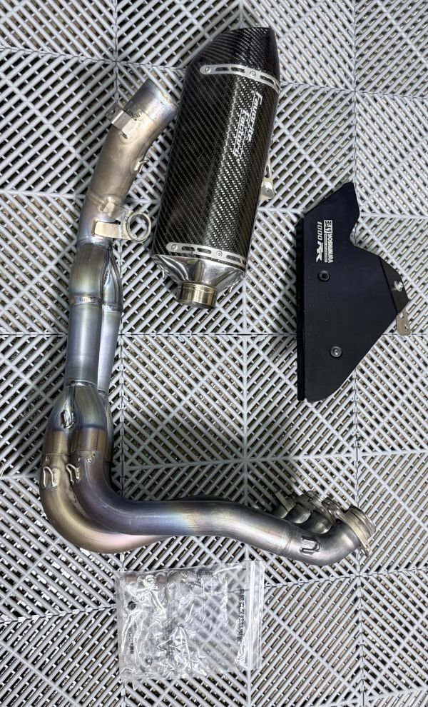 中古】CBR1000RR SC57 モリワキ 2本出し フルエキ マフラー チタンの
