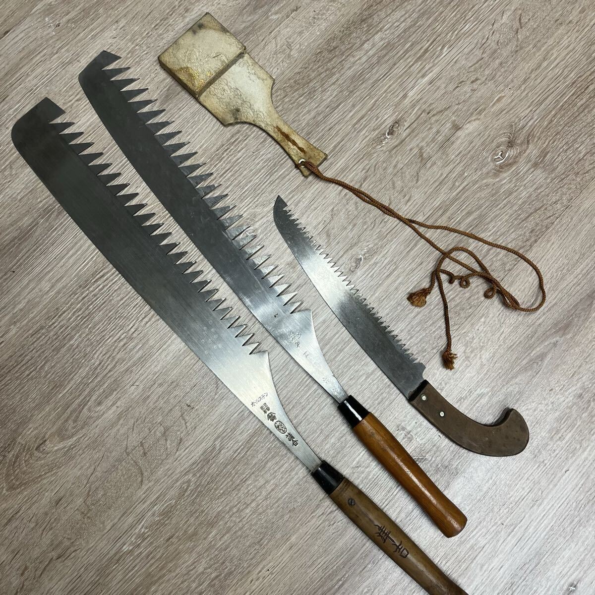 鋸 ノコギリ 木挽き鋸 レトロ アンティーク 大工道具 中古 の落札情報
