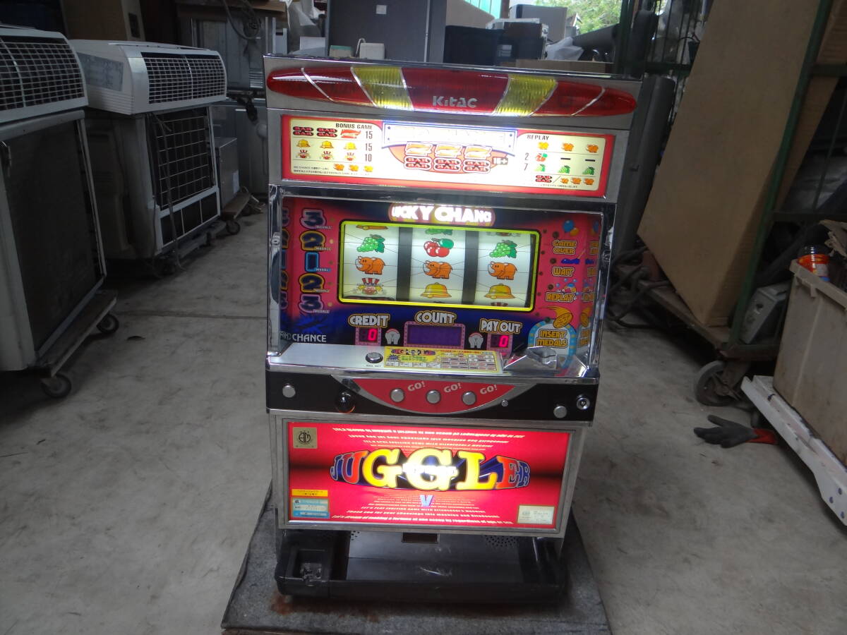 中古】ハイパージャグラーVオートプレイ機・コイン不要機付きの落札
