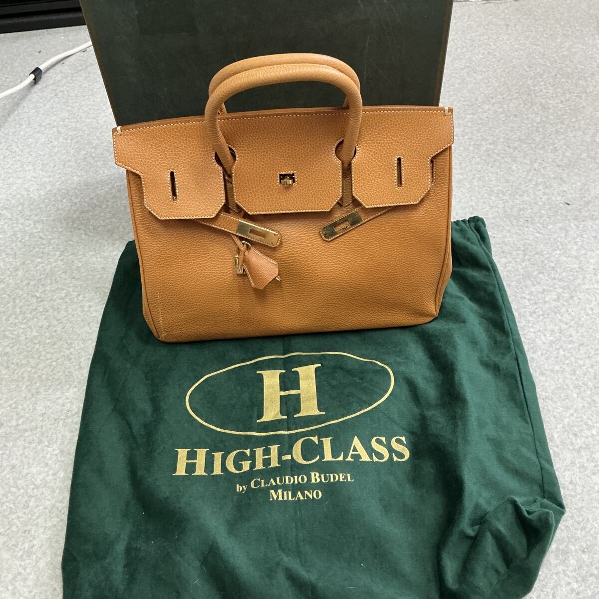 中古】ヘンリーハイクラス バーキン40 バッグ henry high class milano