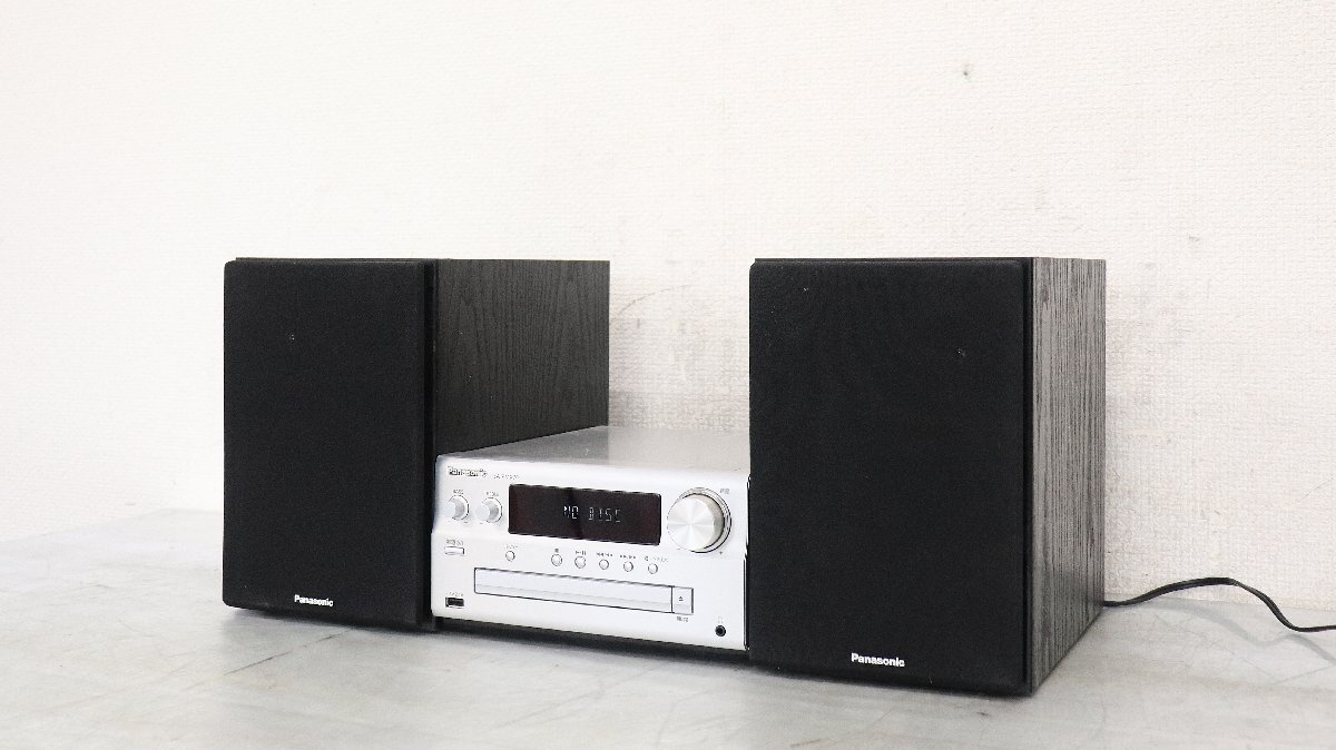 x75 パナソニック CD カセット MD シルバー RX-MDX83 ミニコンポ 音