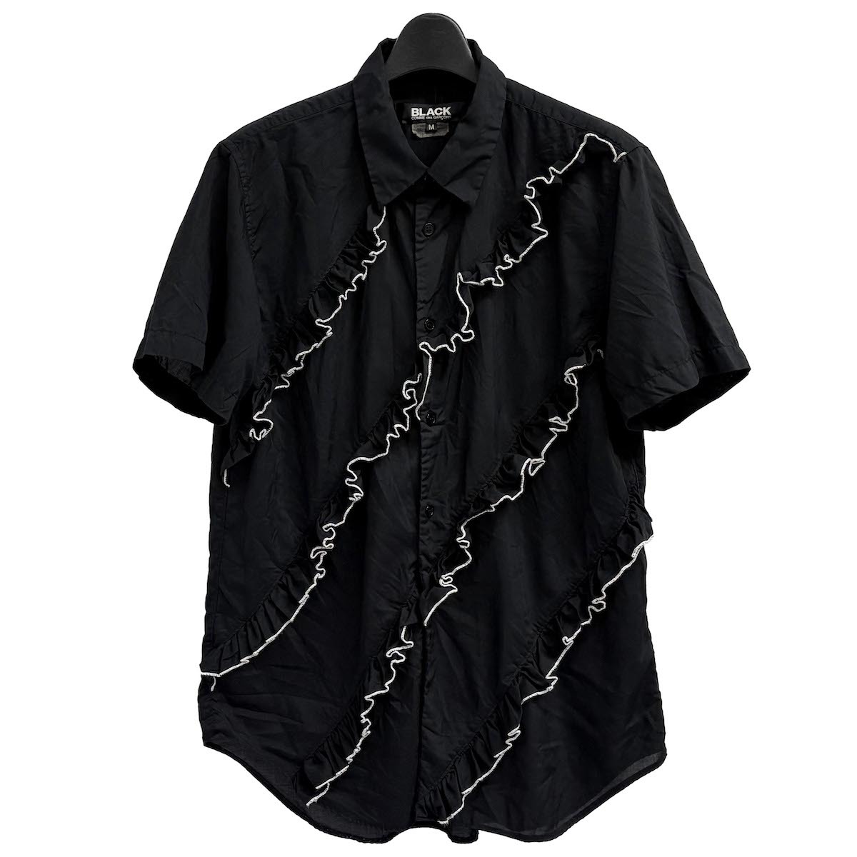 新品】ポリエステル縮絨チャイナジャケット BLACK COMME des GARCONS