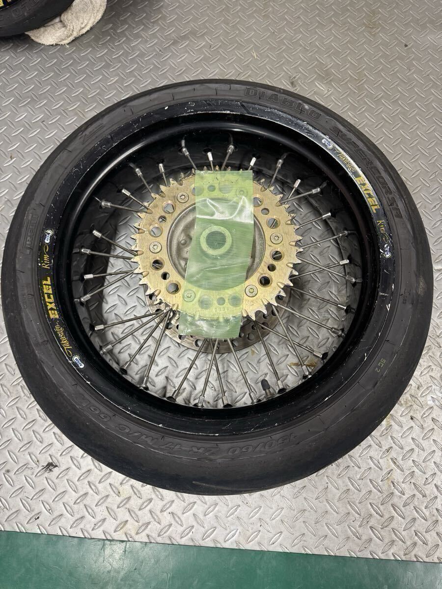 XR250モタード MD30 HONDA純正 モタードホイール フロント&リアセット