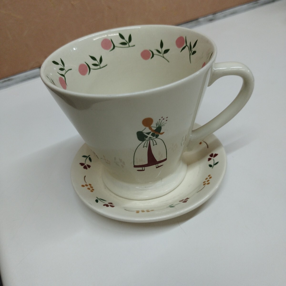 マタノアツコ・在庫最後】○御本焼○3点○19㎝皿2枚＆マグカップ