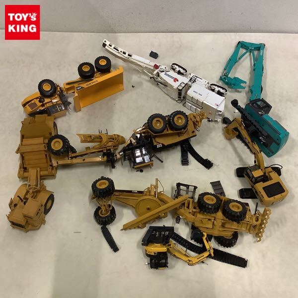 新品】【新品・美品】1/80 トレーラーと Cat 163H モーターグレーダー