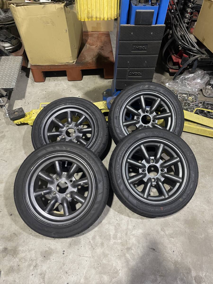 ワタナベ 14インチ 旧車などに! PCD114.3 4H 新品同様 【公式通販】