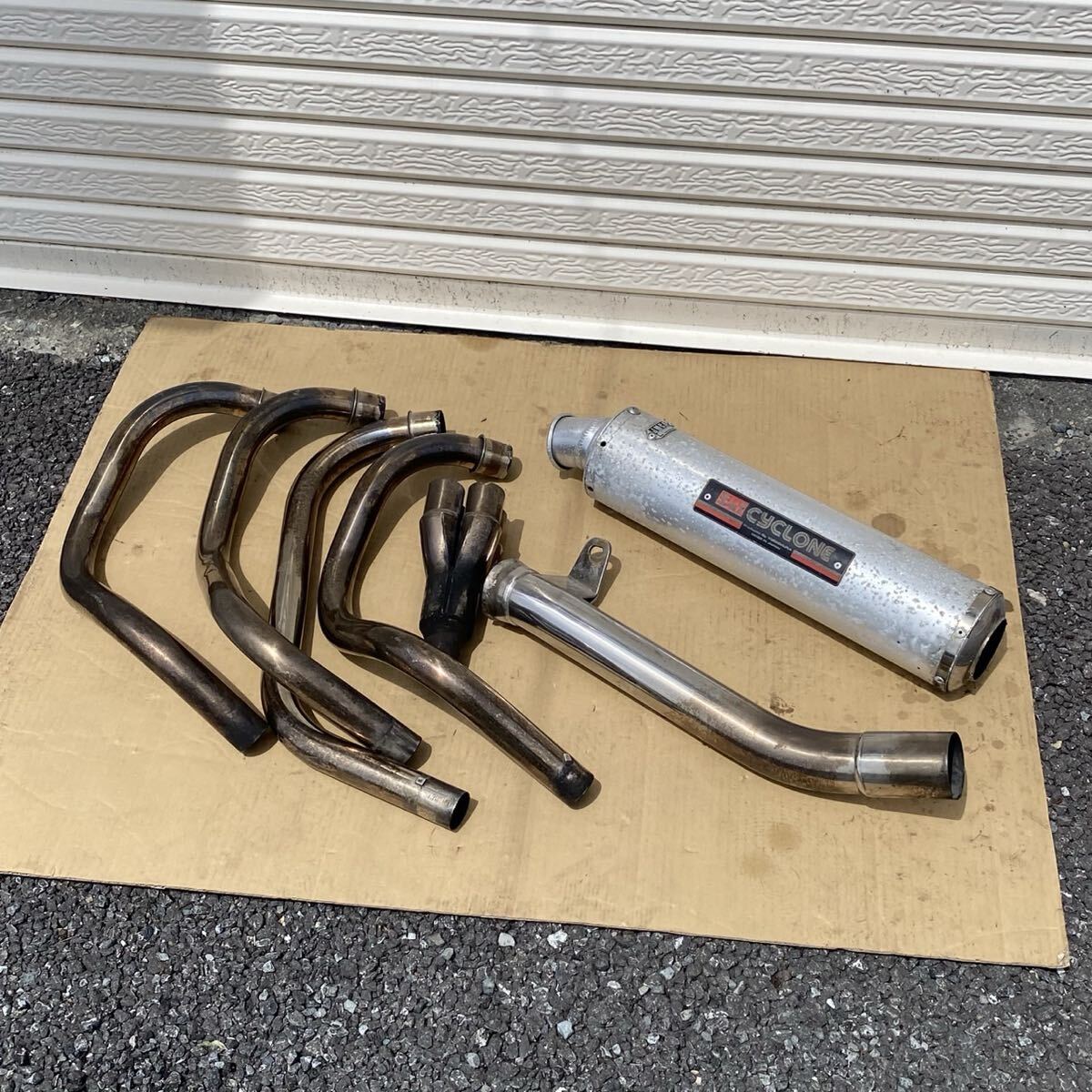 中古】♪規制前Z400GP◇ヨシムラ サイクロンマフラー◇ゼファーFXの