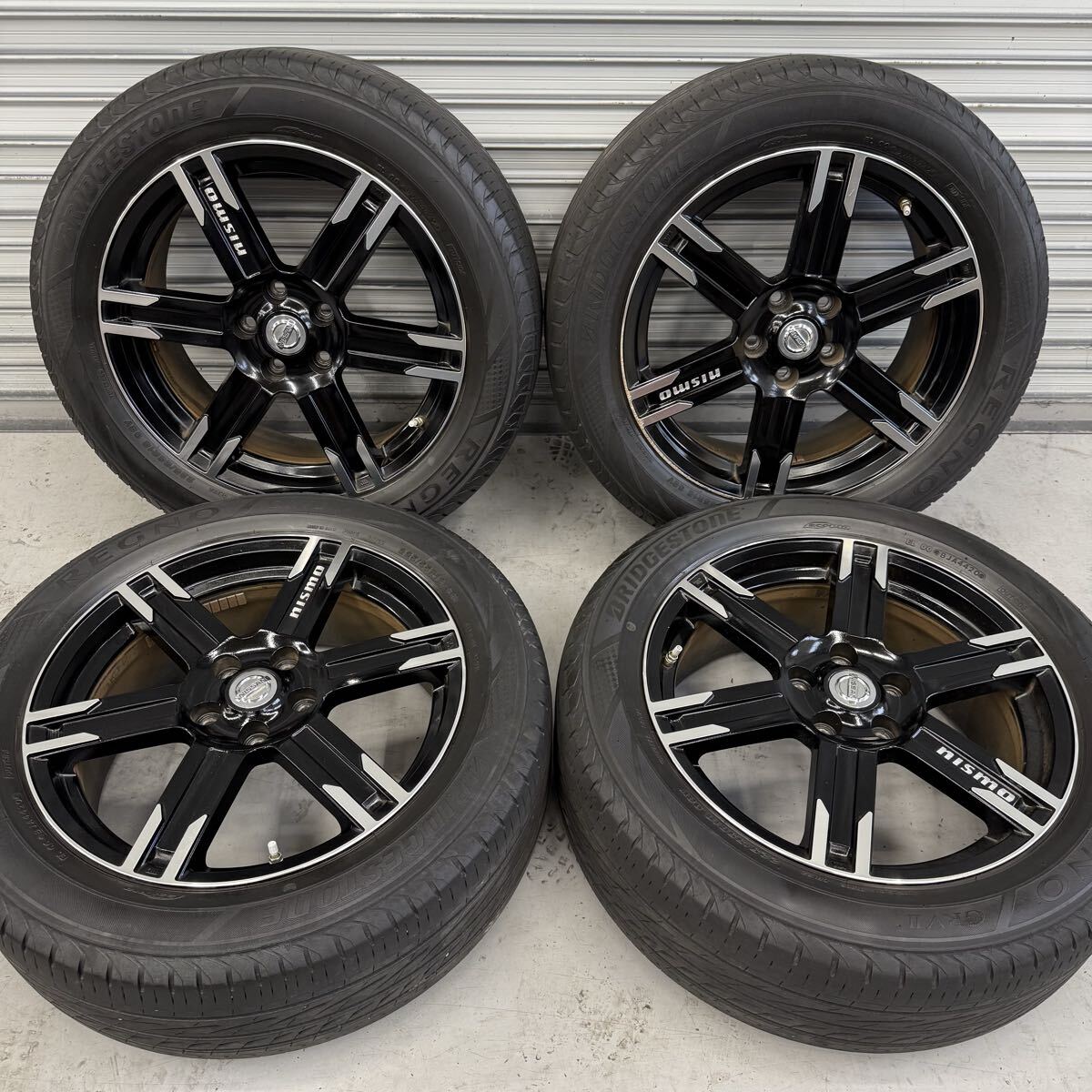 ガリ傷無 日産 エルグランド NISMO LMX6 7.5J+55 PCD114.3 5穴 18 