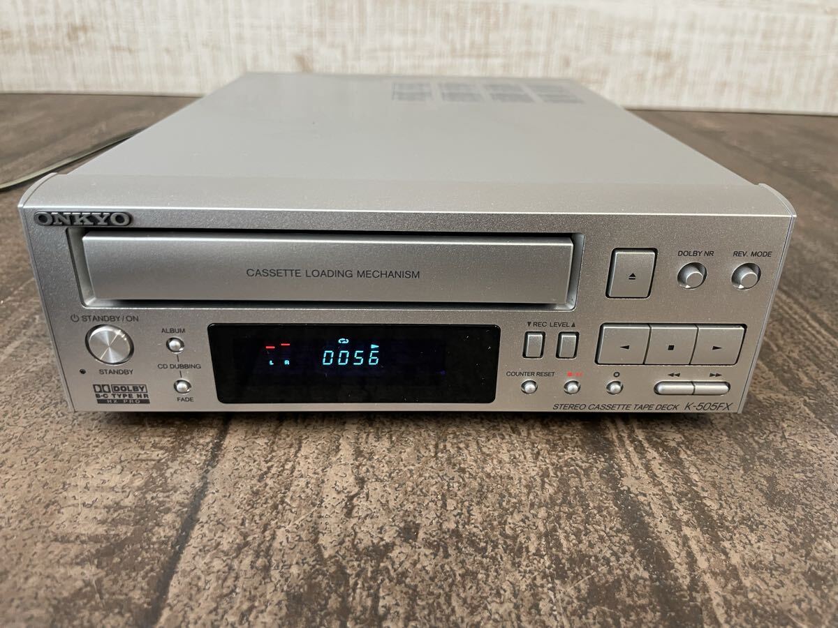 ONKYO K-200 Wカセットデッキ 動作品の落札情報詳細 - Yahoo