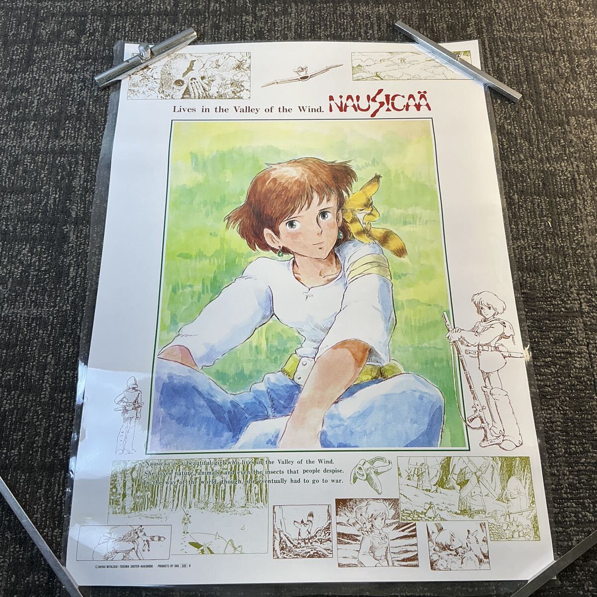 1117に3C□B2映画ポスター□風の谷のナウシカ【イラスト/少女の愛が