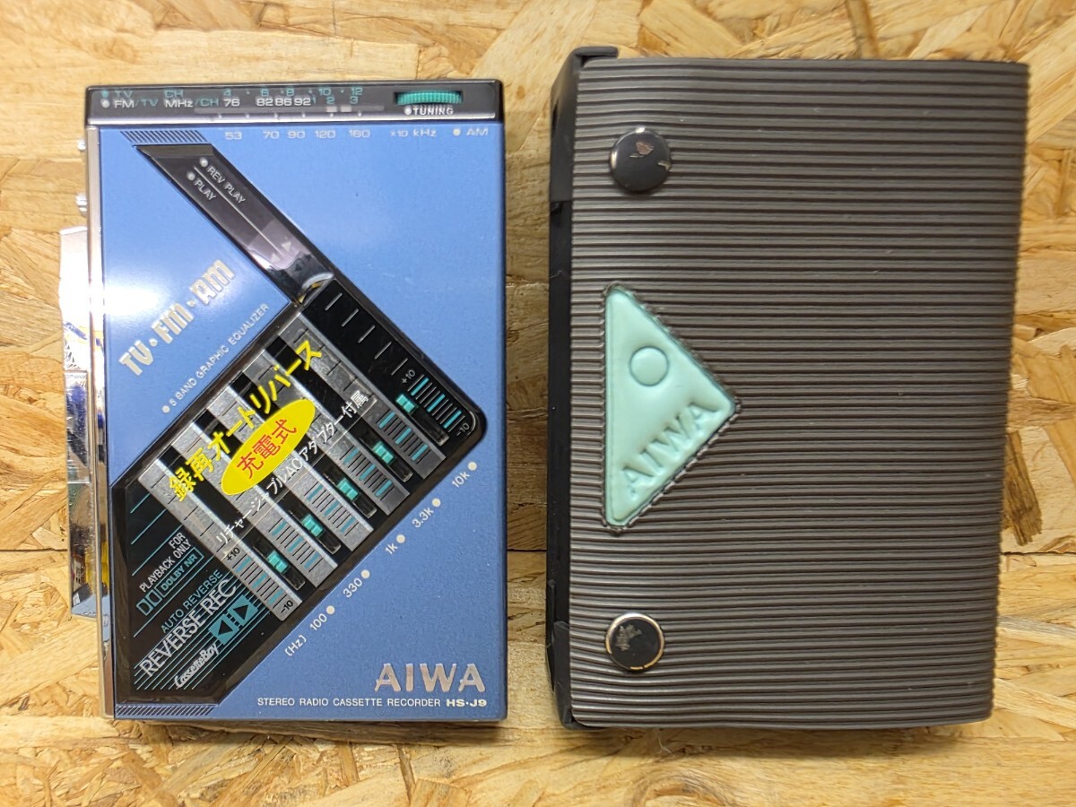 3287W]AIWA HS-RX470 ポータブルカセットプレーヤー 未使用品◇現状品