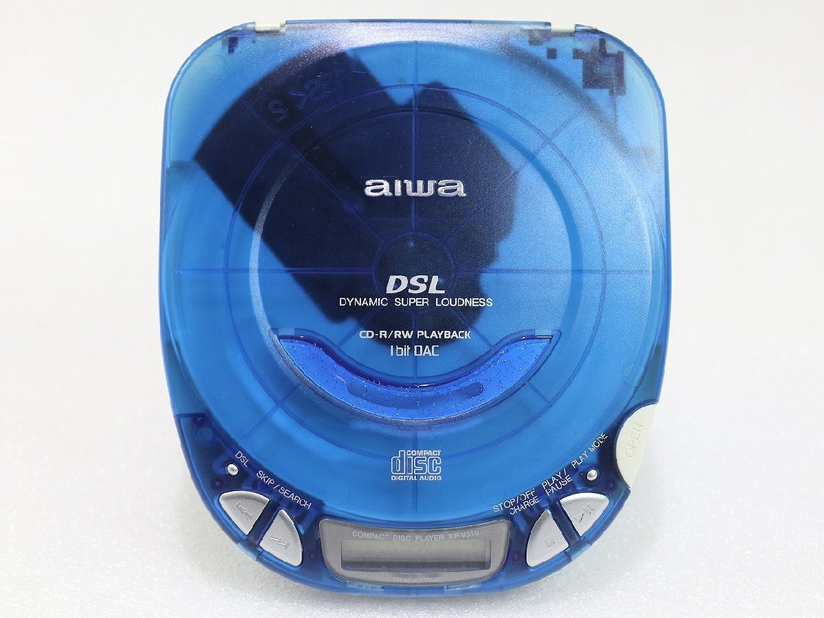 目立った傷や汚れなし】☆動作品☆aiwa アイワ ポータブルCDプレーヤー